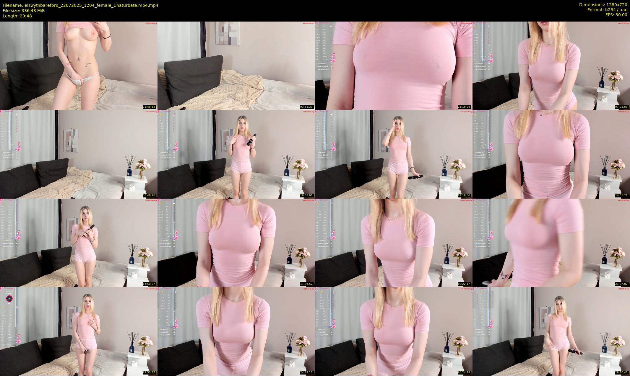 elswythbareford — 30 minute Chaturbate female cam show recording, 720p, Jul 22, 2025