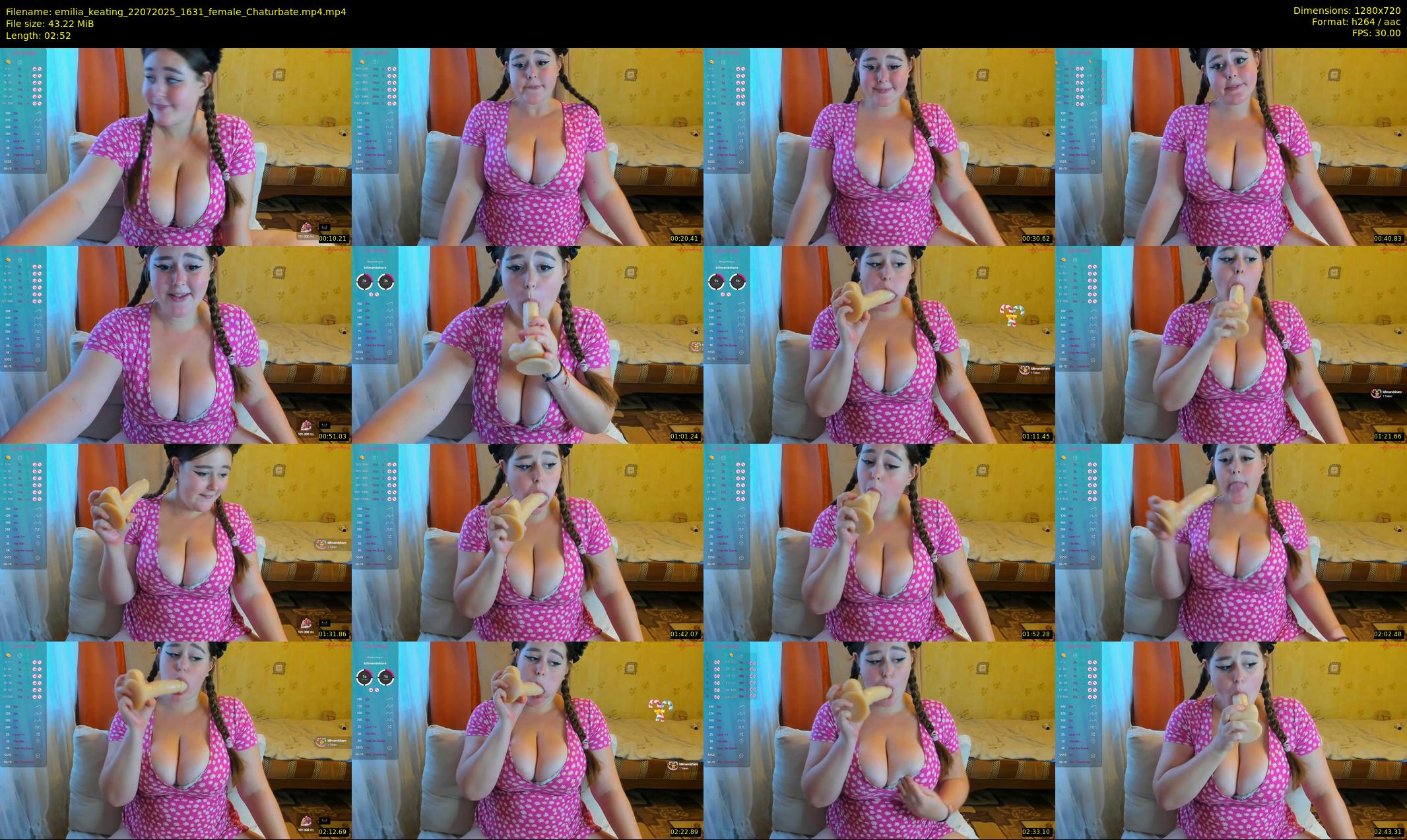 emilia_keating — 3 minute Chaturbate female cam show recording, 720p, Jul 22, 2025