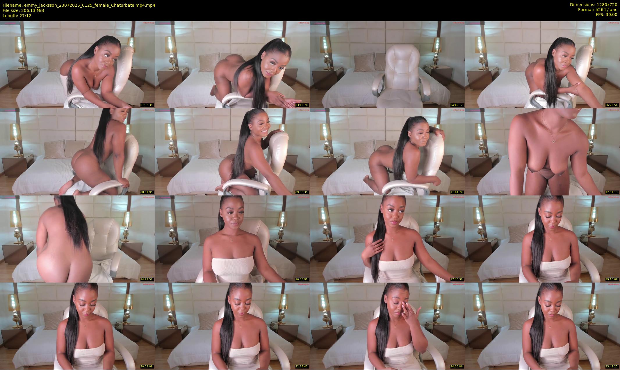 emmy_jacksson — 28 minute Chaturbate female cam show recording, 720p, Jul 23, 2025