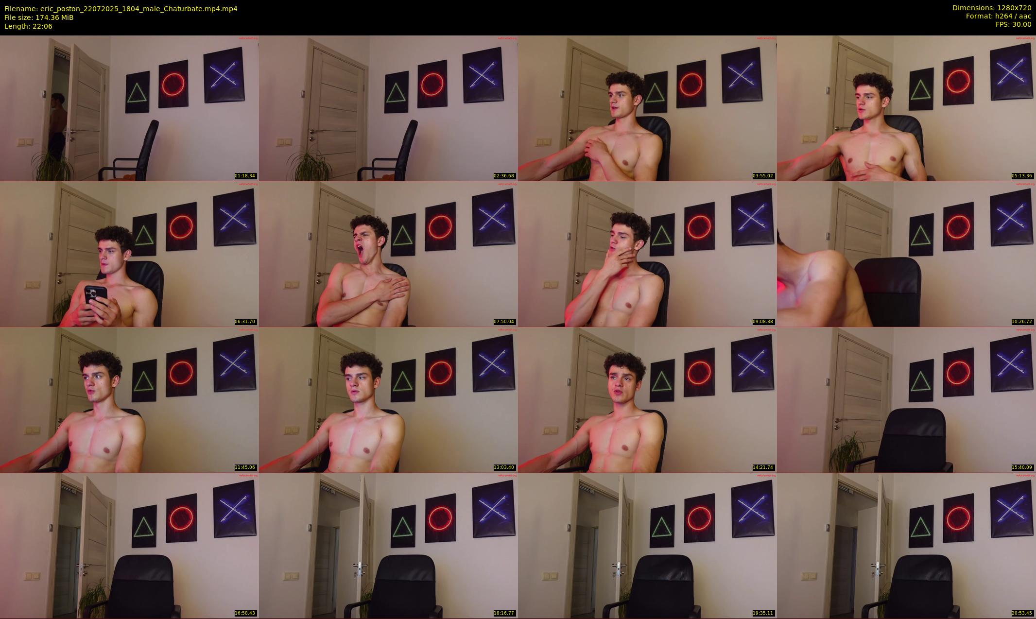 eric_poston — 23 minute Chaturbate male cam show recording, 720p, Jul 22, 2025