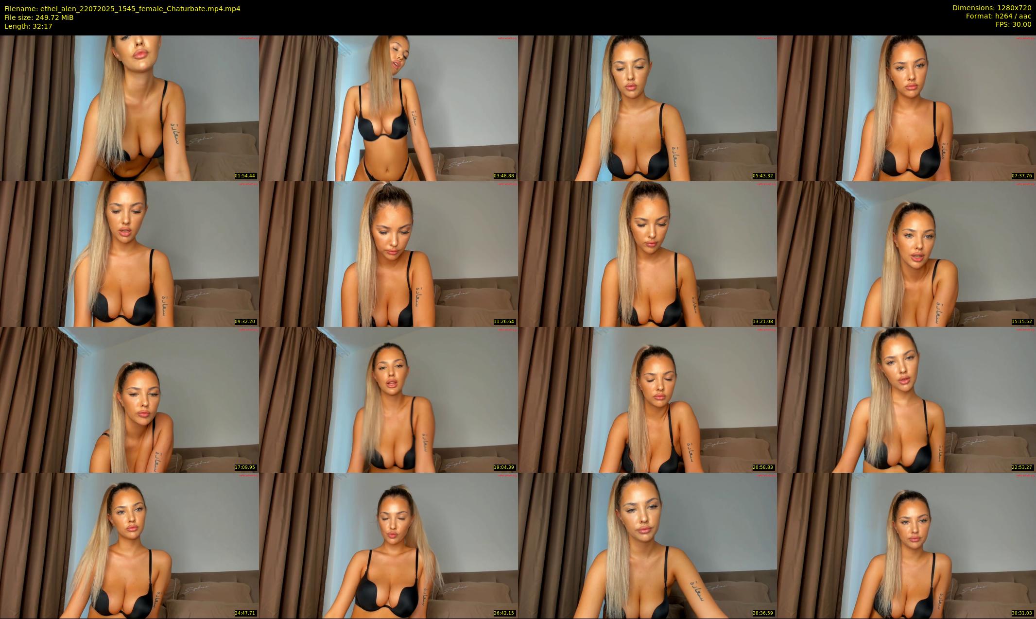 ethel_alen — 33 minute Chaturbate female cam show recording, 720p, Jul 22, 2025