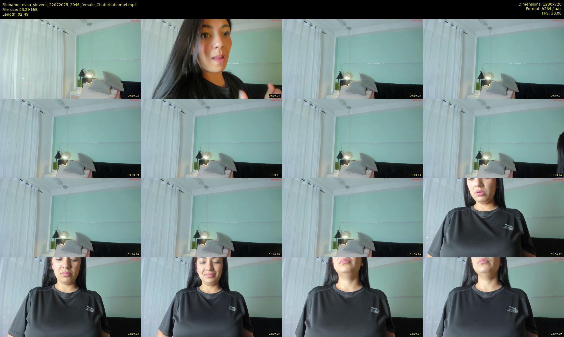 evaa_stevens — 3 minute Chaturbate female cam show recording, 720p, Jul 22, 2025