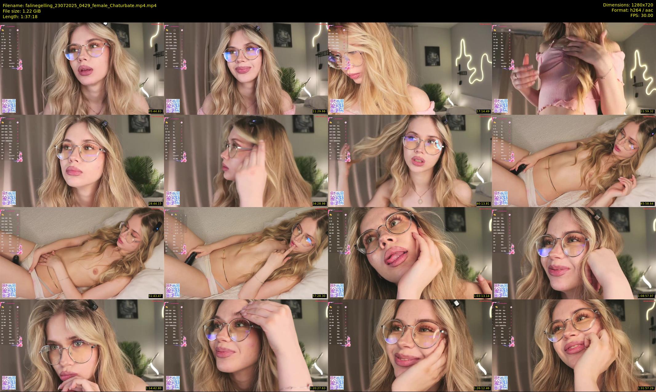falinegelling — 98 minute Chaturbate female cam show recording, 720p, Jul 23, 2025