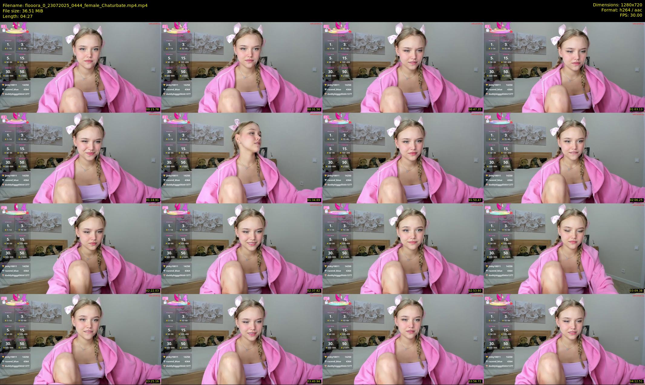 flooora_0 — 5 minute Chaturbate couple cam show recording, 720p, Jul 23, 2025