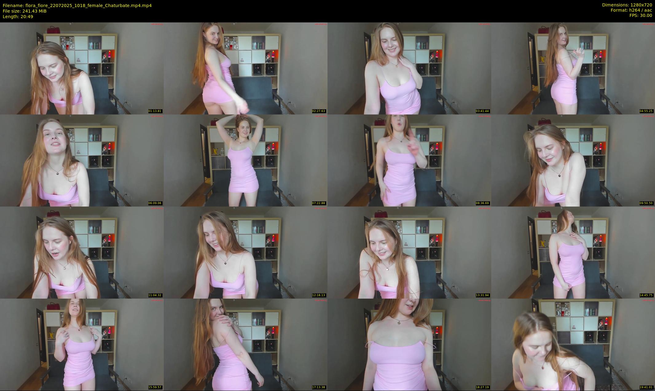 flora_fiore — 21 minute Chaturbate female cam show recording, 720p, Jul 22, 2025