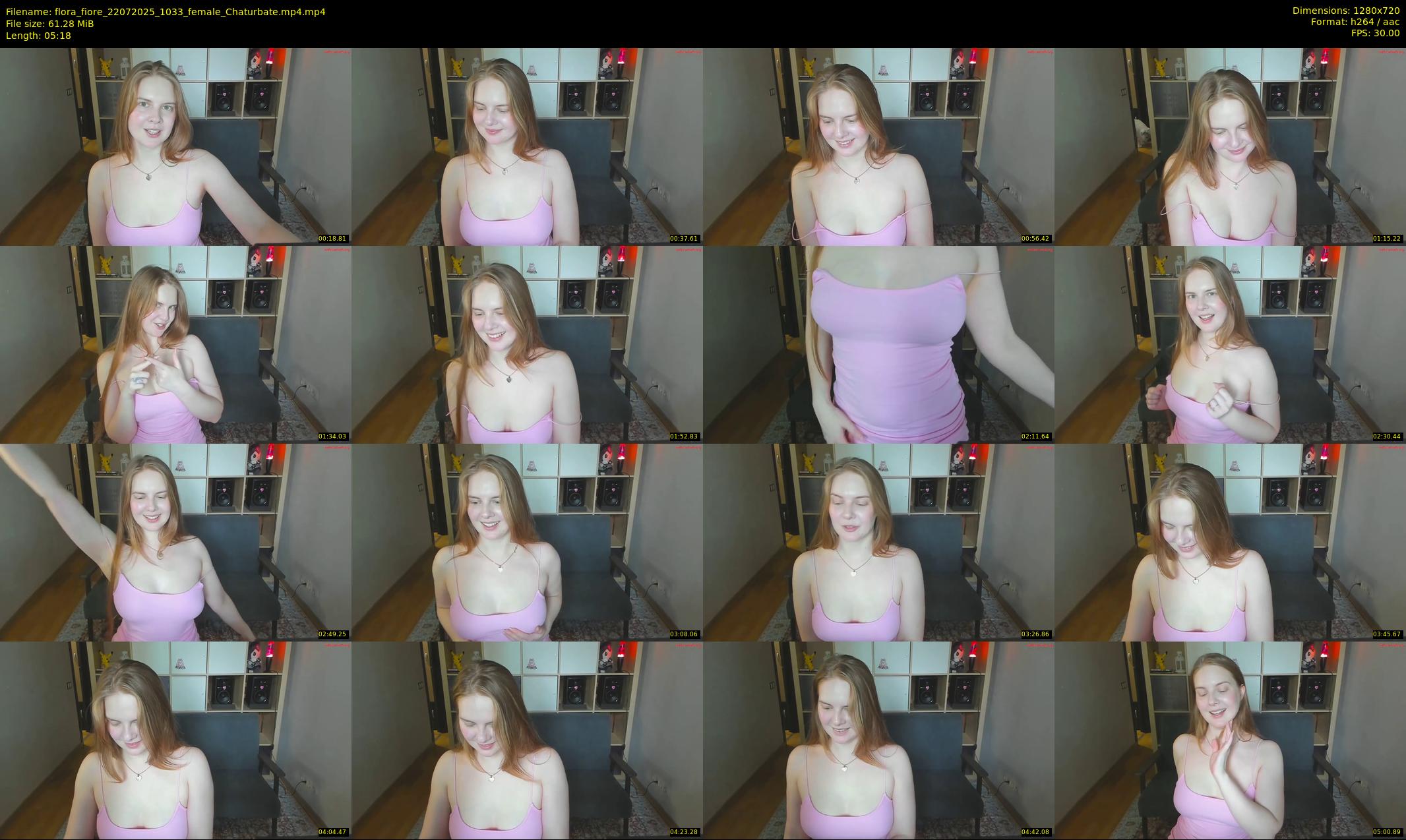 flora_fiore — 6 minute Chaturbate female cam show recording, 720p, Jul 22, 2025