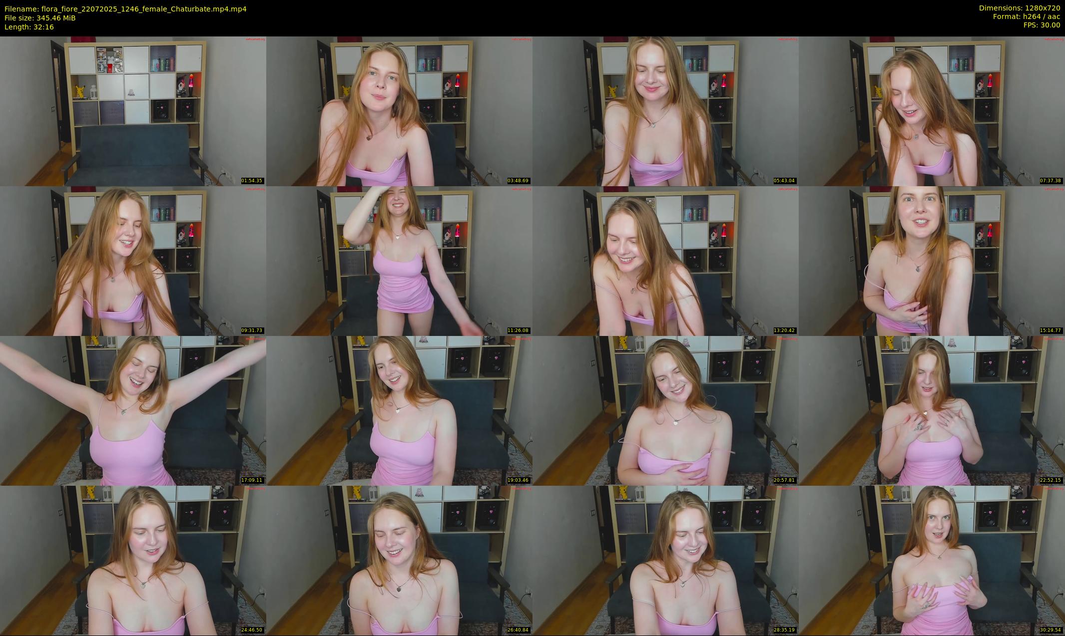 flora_fiore — 33 minute Chaturbate female cam show recording, 720p, Jul 22, 2025
