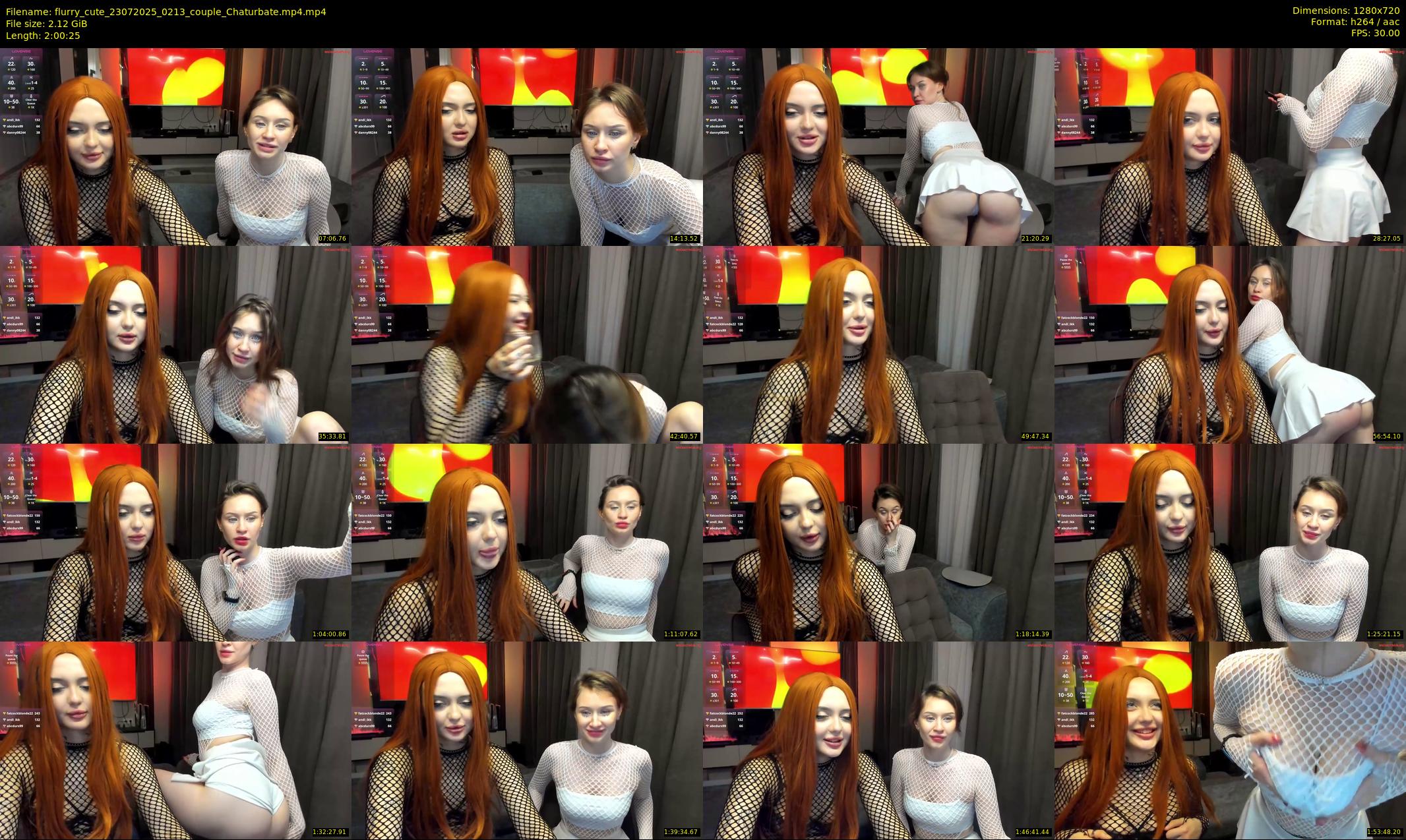 flurry_cute — 121 minute Chaturbate couple cam show recording, 720p, Jul 23, 2025