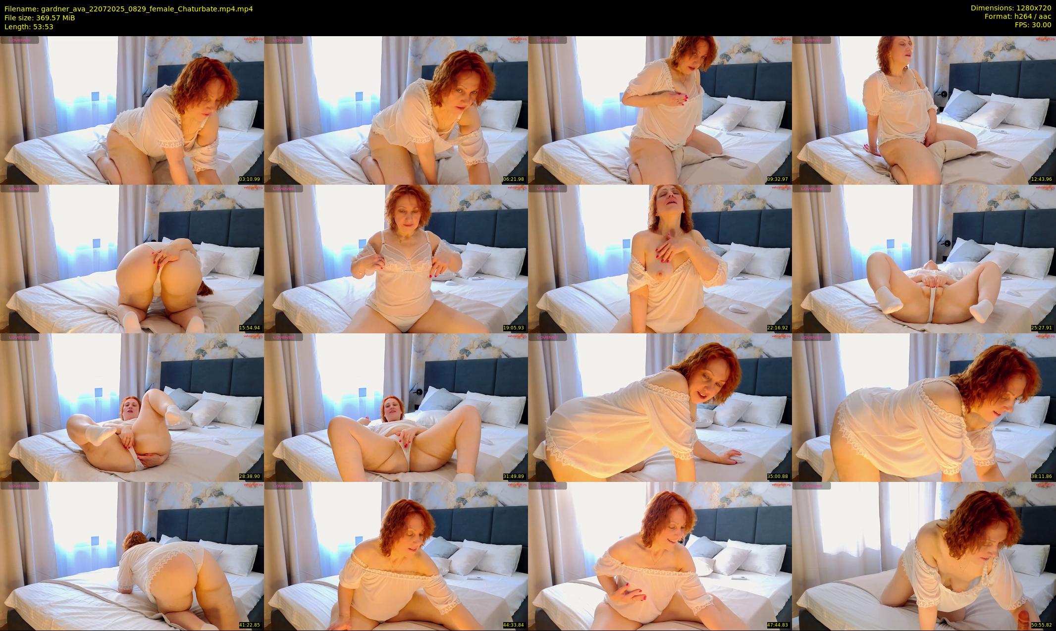 gardner_ava — 54 minute Chaturbate female cam show recording, 720p, Jul 22, 2025