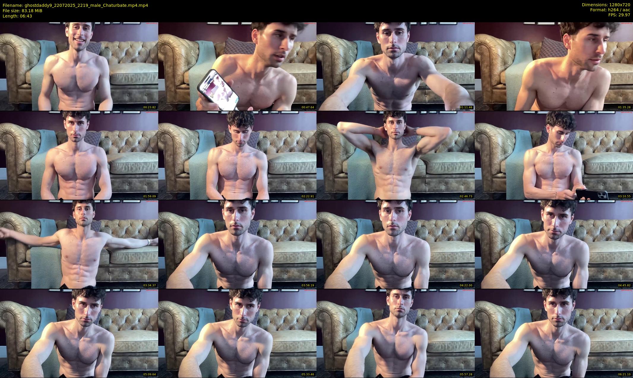 ghostdaddy9 — 7 minute Chaturbate male cam show recording, 720p, Jul 22, 2025