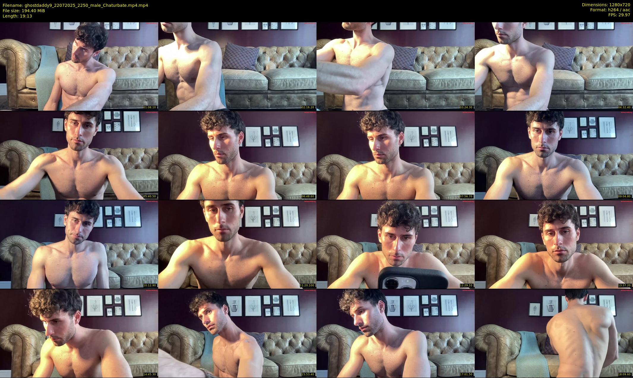 ghostdaddy9 — 20 minute Chaturbate male cam show recording, 720p, Jul 22, 2025