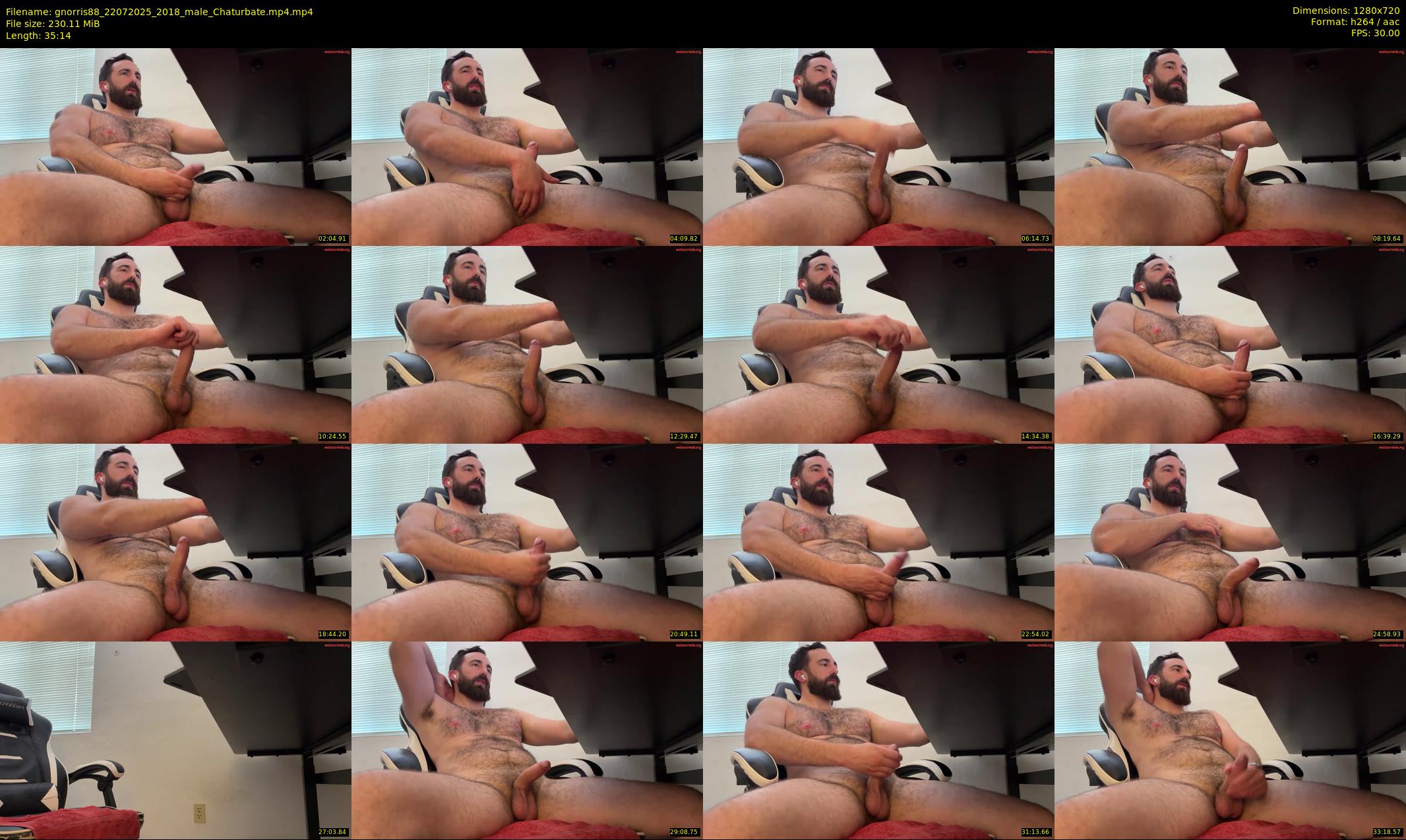 gnorris88 — 36 minute Chaturbate male cam show recording, 720p, Jul 22, 2025