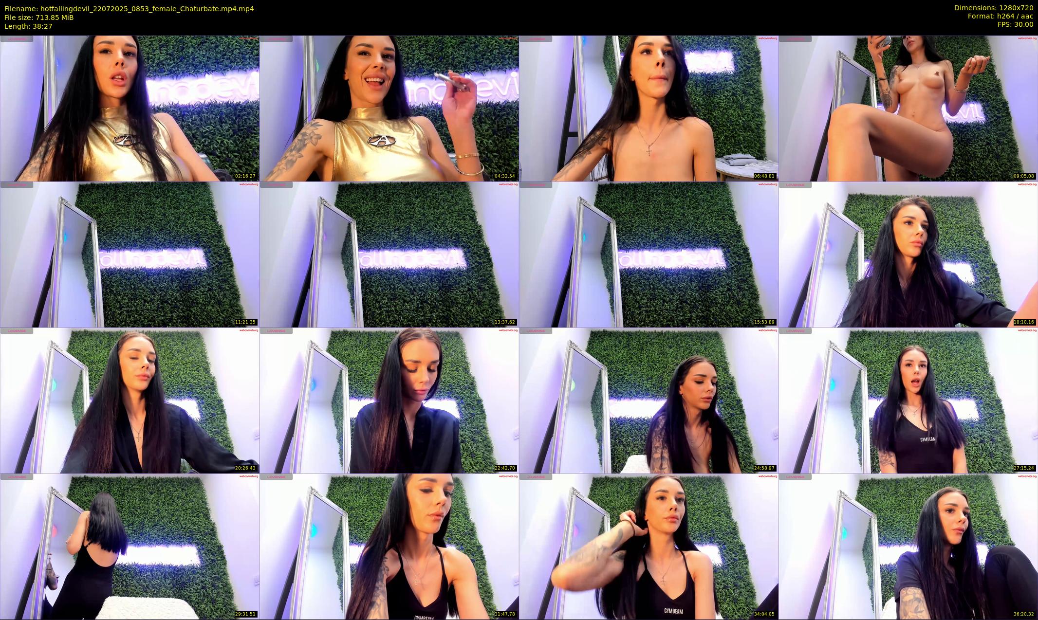 hotfallingdevil — 39 minute Chaturbate female cam show recording, 720p, Jul 22, 2025