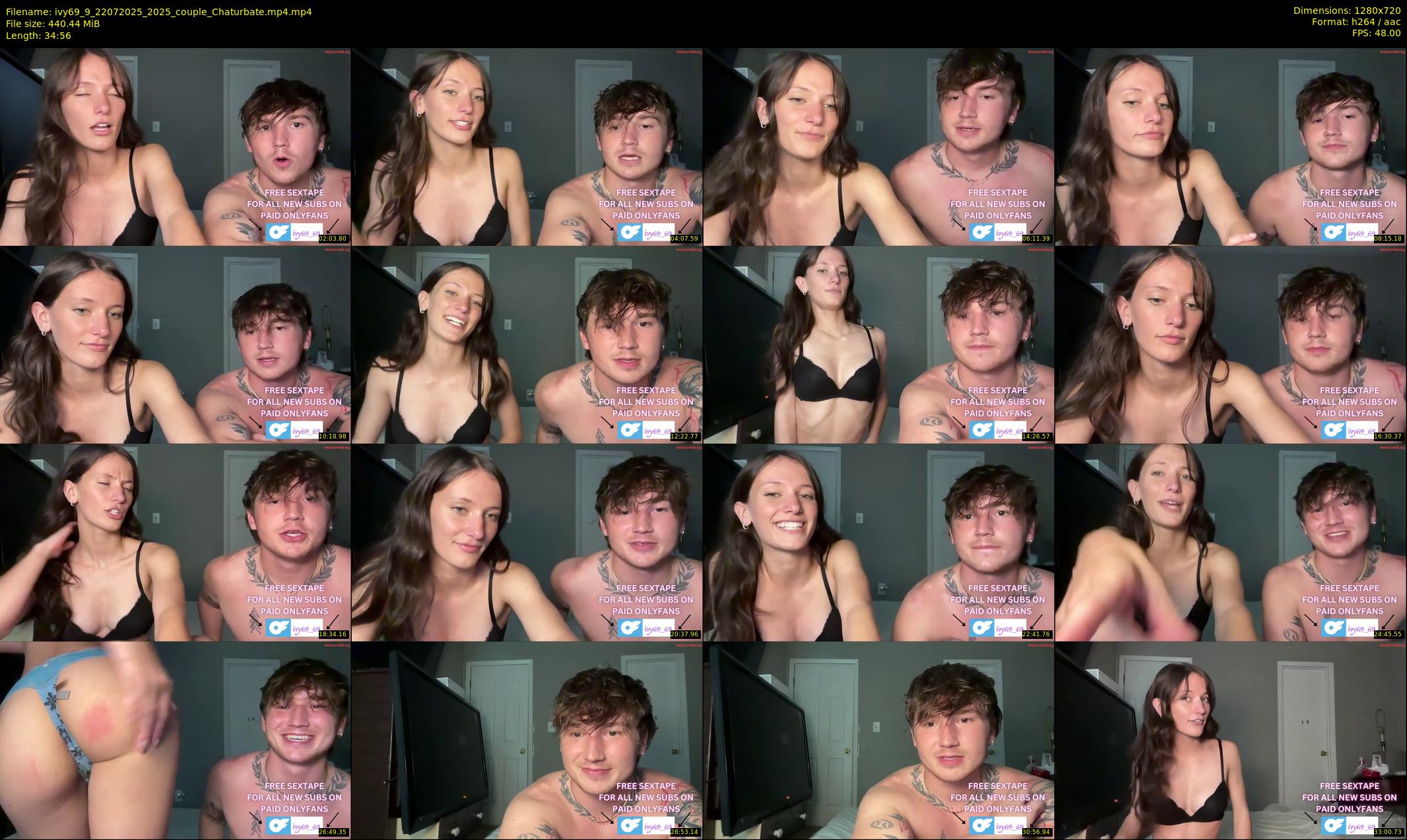 ivy69_9 — 35 minute Chaturbate couple cam show recording, 720p, Jul 22, 2025