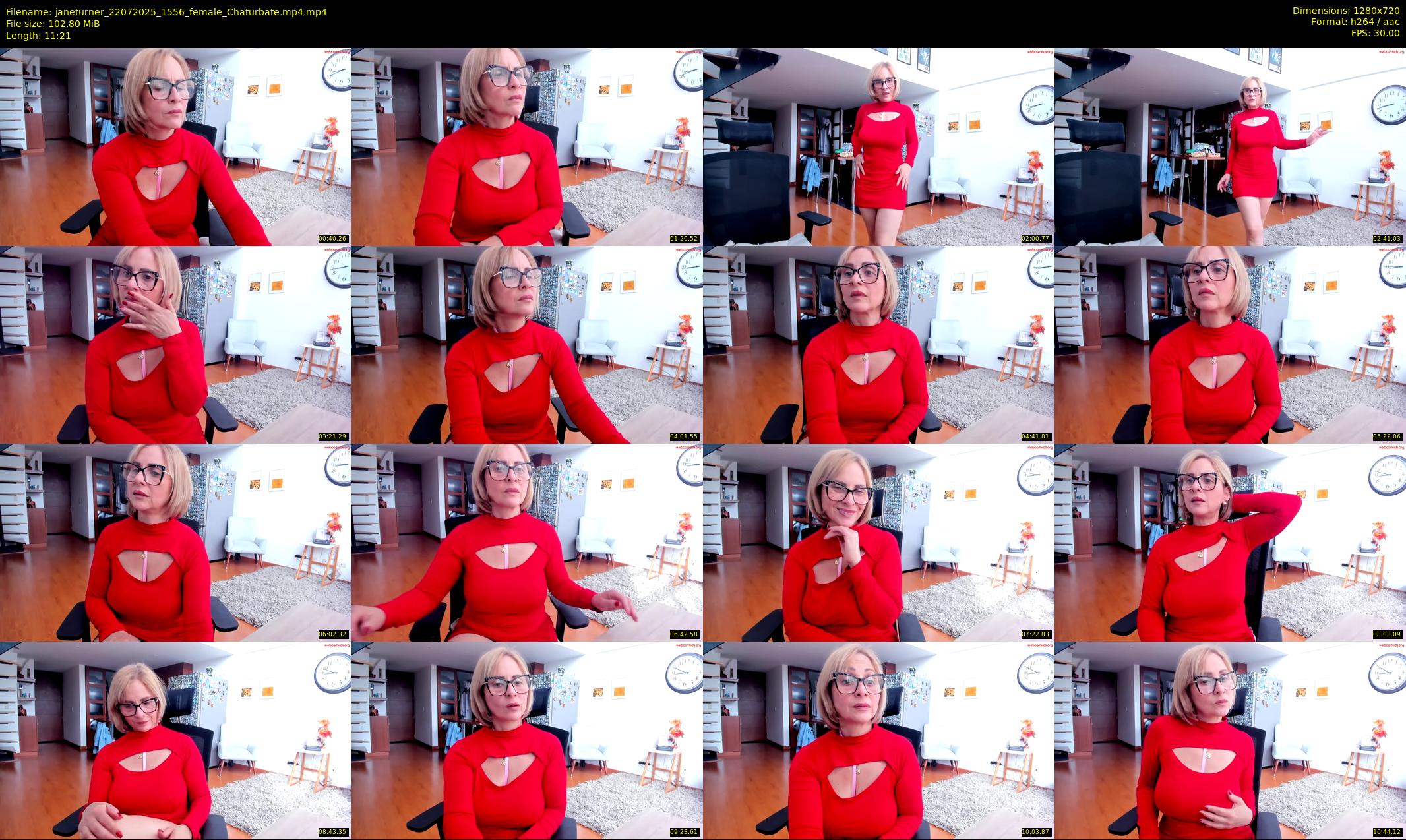 janeturner — 12 minute Chaturbate female cam show recording, 720p, Jul 22, 2025