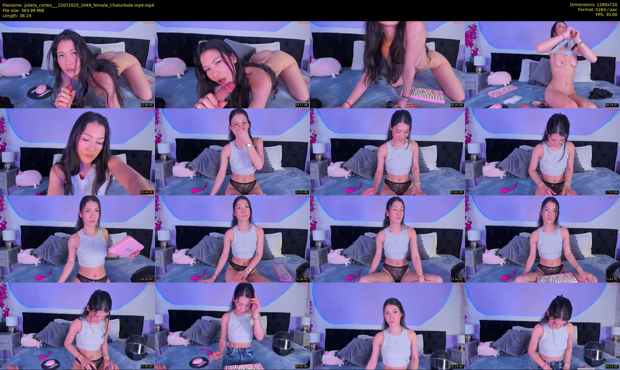 julieta_cortes__ — 37 minute Chaturbate female cam show recording, 720p, Jul 22, 2025