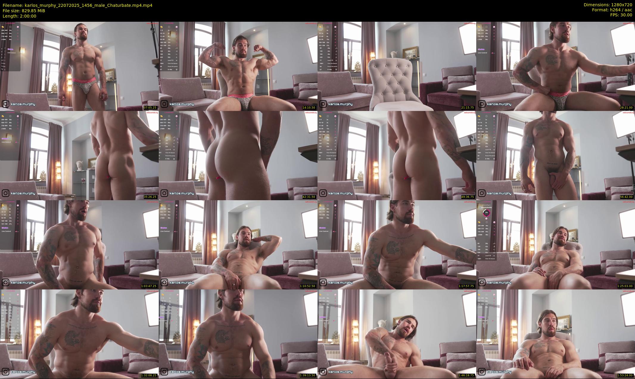 karlos_murphy — 120 minute Chaturbate male cam show recording, 720p, Jul 22, 2025