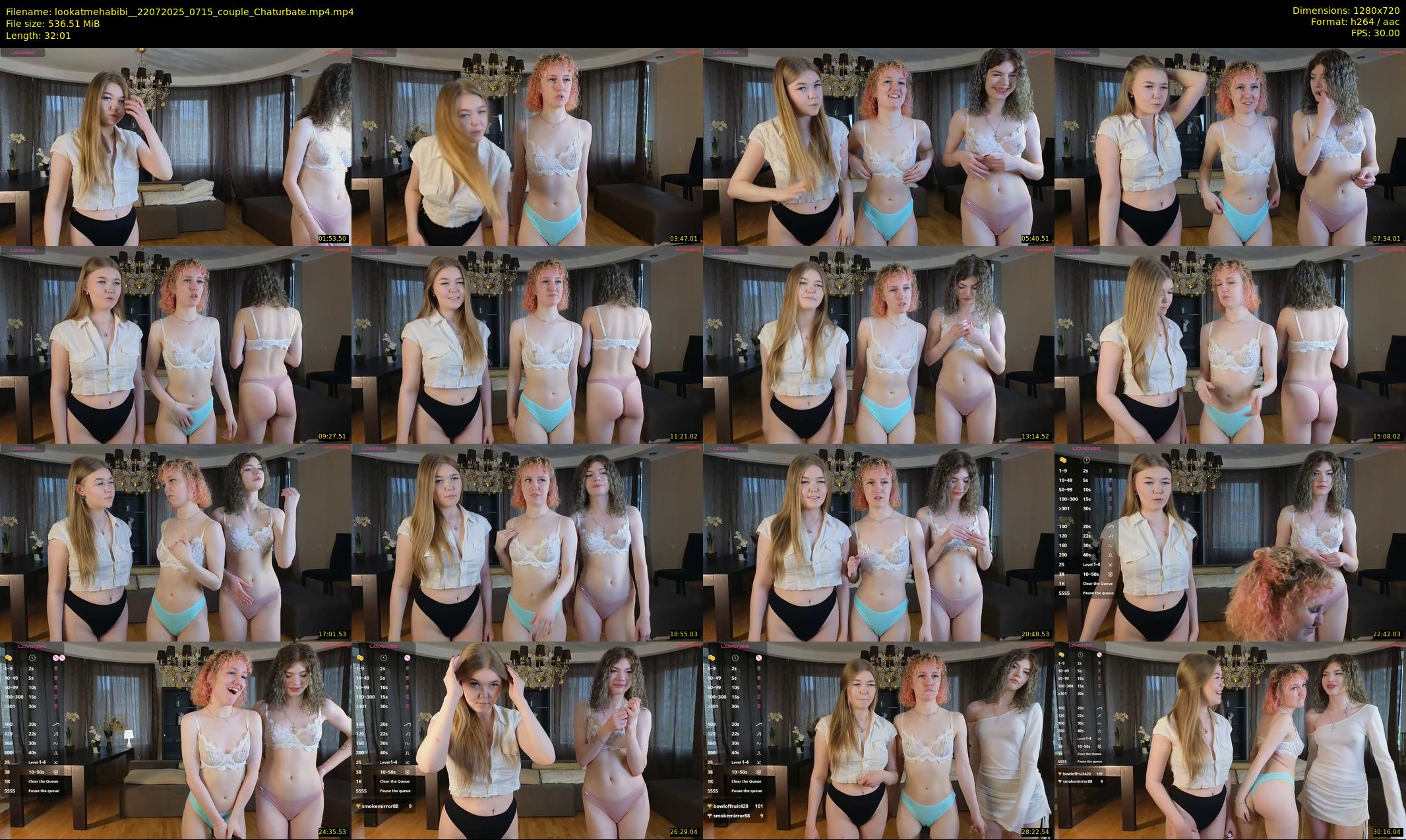lookatmehabibi_ — 33 minute Chaturbate couple cam show recording, 720p, Jul 22, 2025