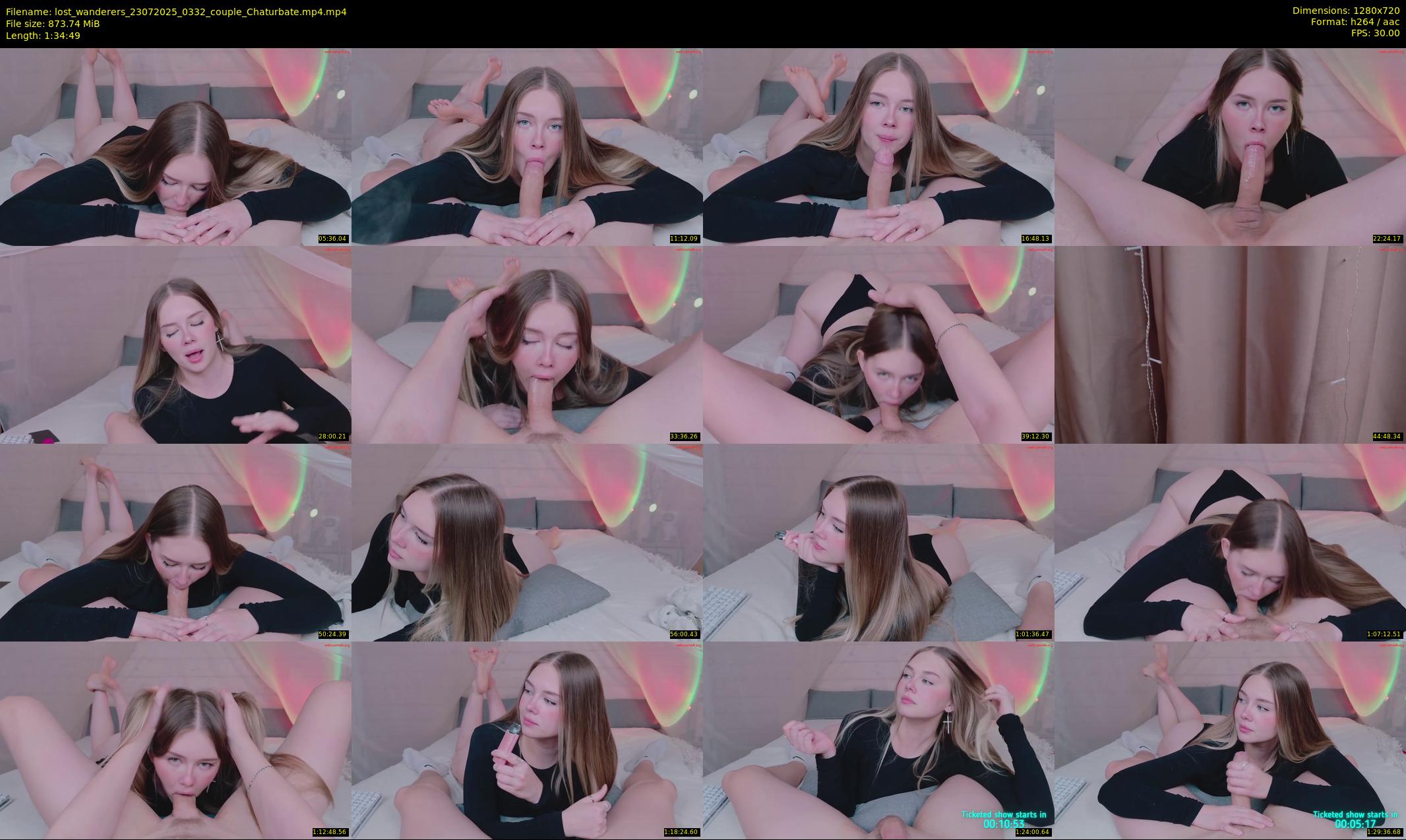lost_wanderers — 95 minute Chaturbate couple cam show recording, 720p, Jul 23, 2025