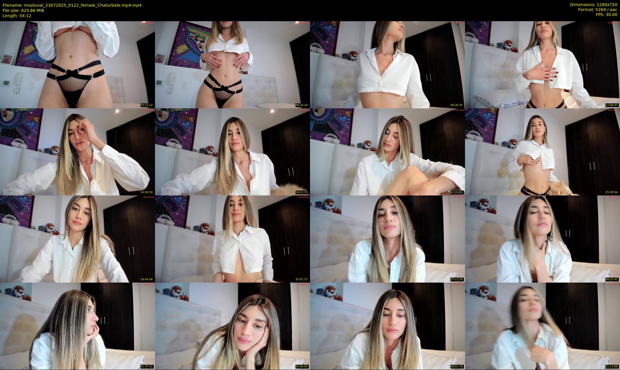 miaduval — 55 minute Chaturbate female cam show recording, 720p, Jul 23, 2025