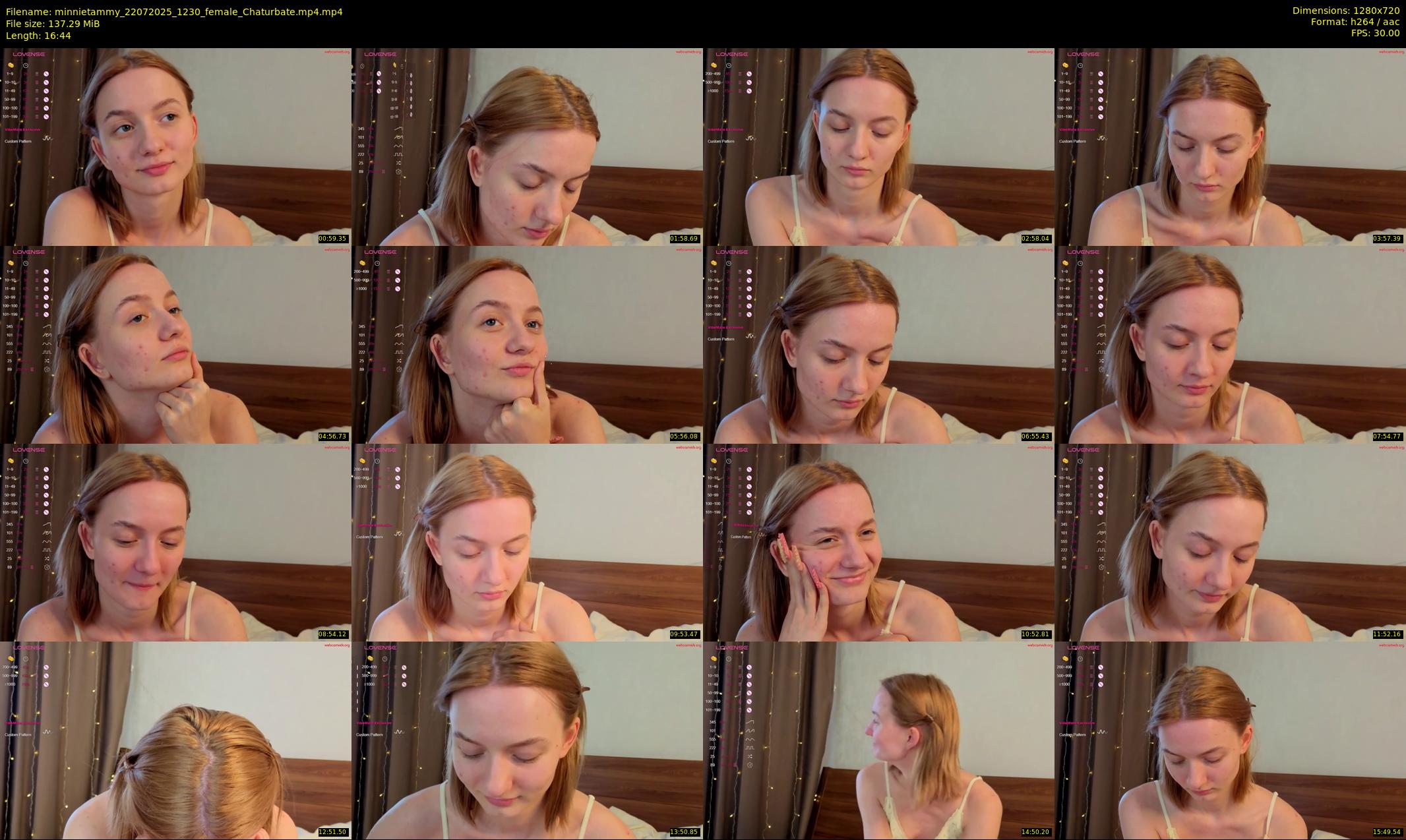 minnietammy — 17 minute Chaturbate female cam show recording, 720p, Jul 22, 2025