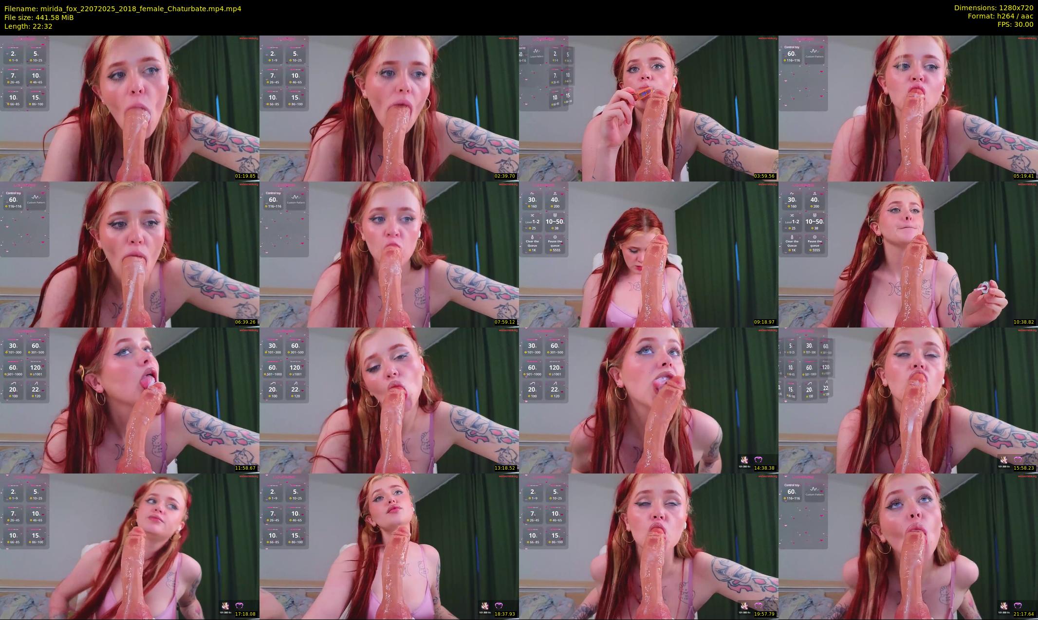 mirida_fox — 23 minute Chaturbate female cam show recording, 720p, Jul 22, 2025