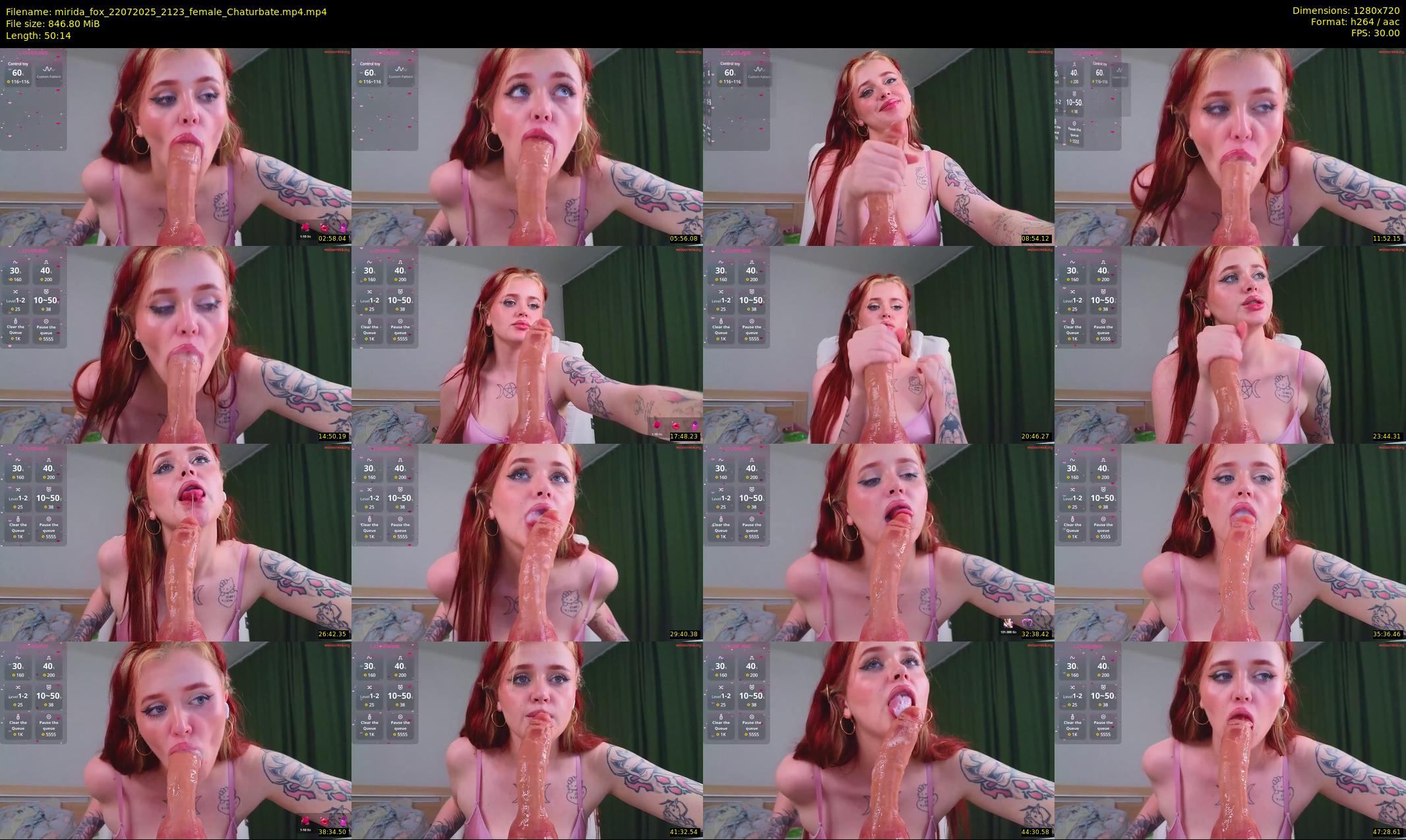 mirida_fox — 51 minute Chaturbate female cam show recording, 720p, Jul 22, 2025