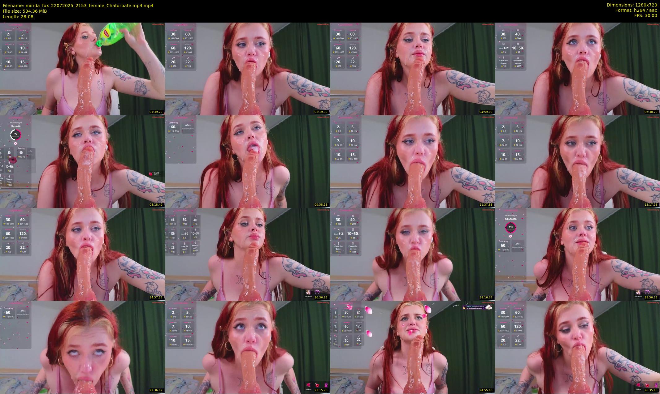 mirida_fox — 29 minute Chaturbate female cam show recording, 720p, Jul 22, 2025