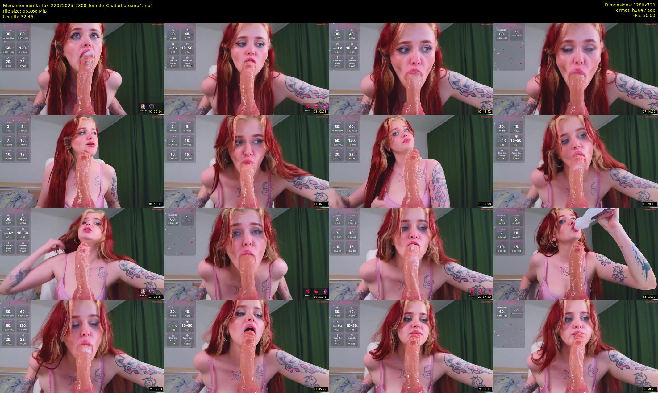 mirida_fox — 33 minute Chaturbate female cam show recording, 720p, Jul 22, 2025