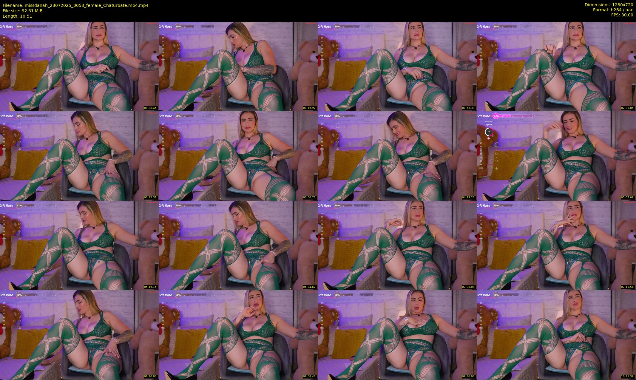 missdanah — 11 minute Chaturbate female cam show recording, 720p, Jul 23, 2025