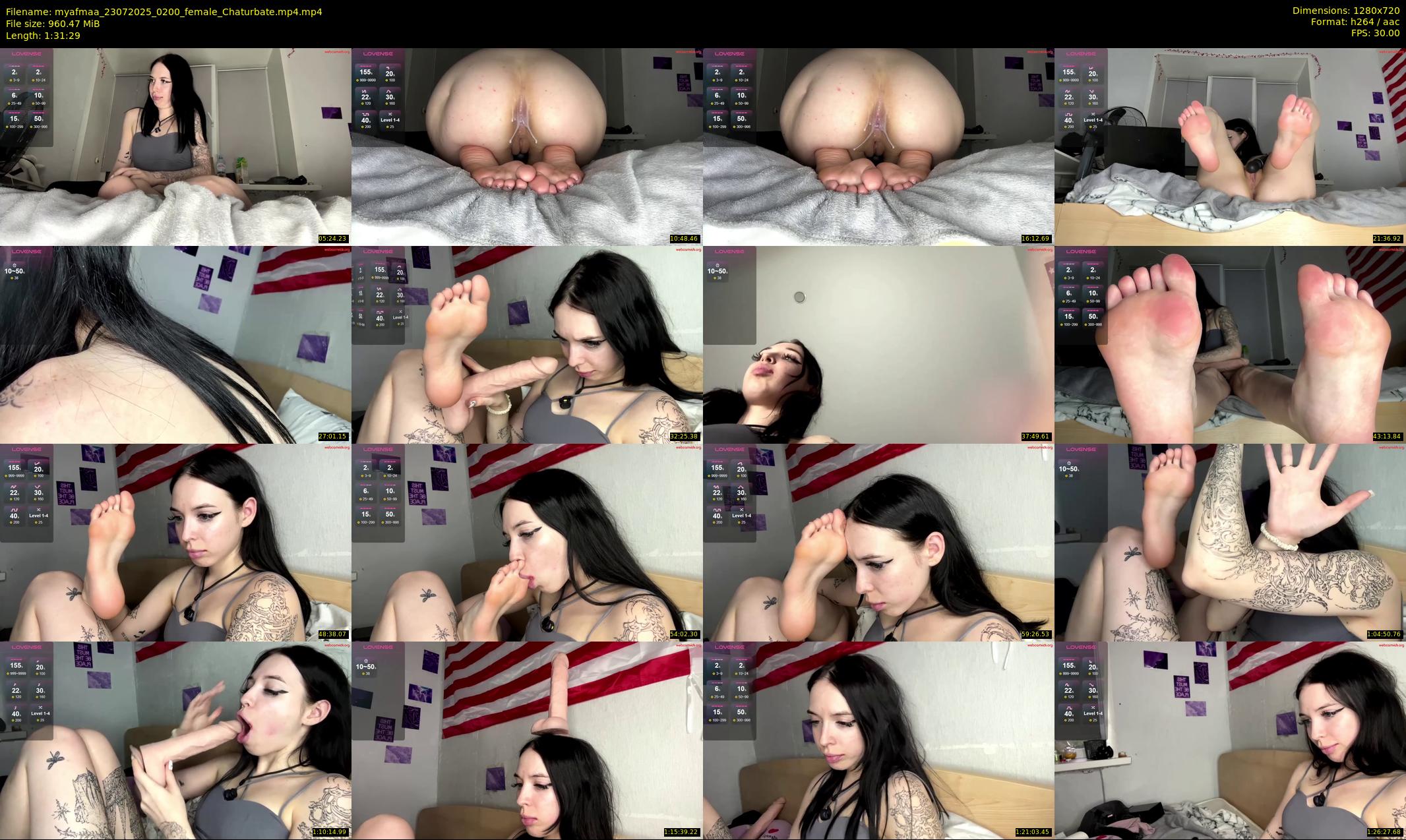 myafmaa — 92 minute Chaturbate female cam show recording, 720p, Jul 23, 2025