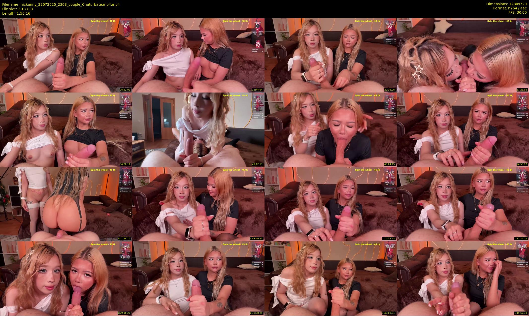 nickanny — 117 minute Chaturbate couple cam show recording, 720p, Jul 22, 2025