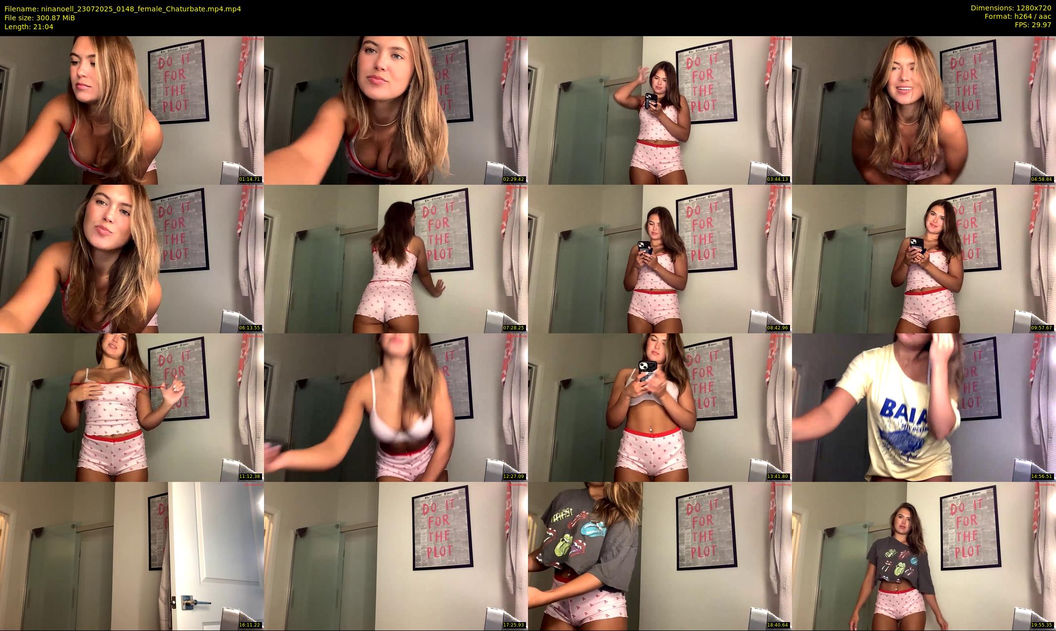 ninanoell — 22 minute Chaturbate female cam show recording, 720p, Jul 23, 2025