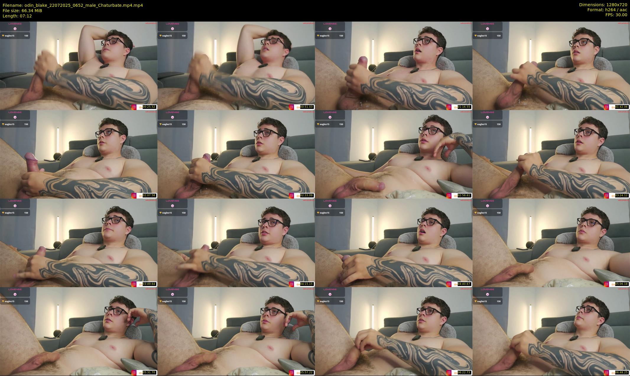 odin_blake — 8 minute Chaturbate male cam show recording, 720p, Jul 22, 2025