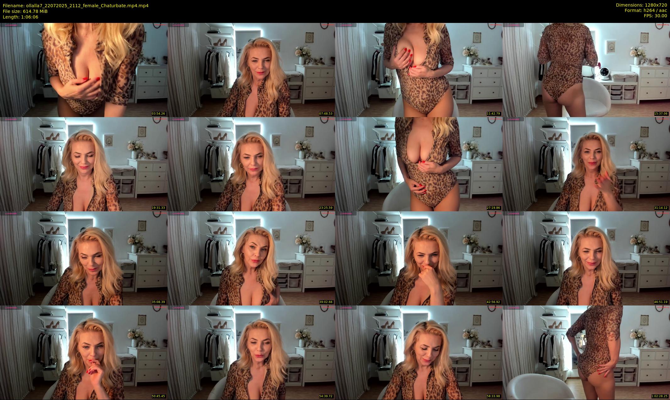 ollalla7 — 67 minute Chaturbate female cam show recording, 720p, Jul 22, 2025