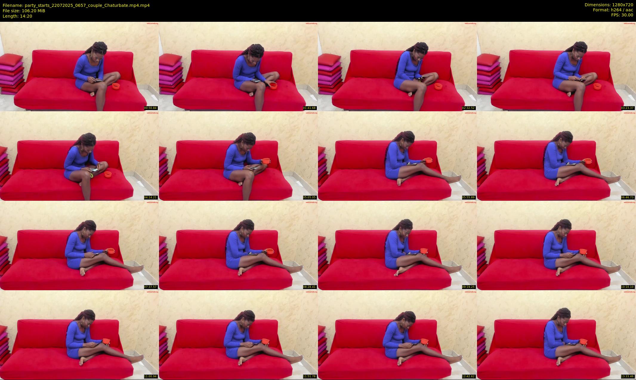party_starts — 15 minute Chaturbate couple cam show recording, 720p, Jul 22, 2025