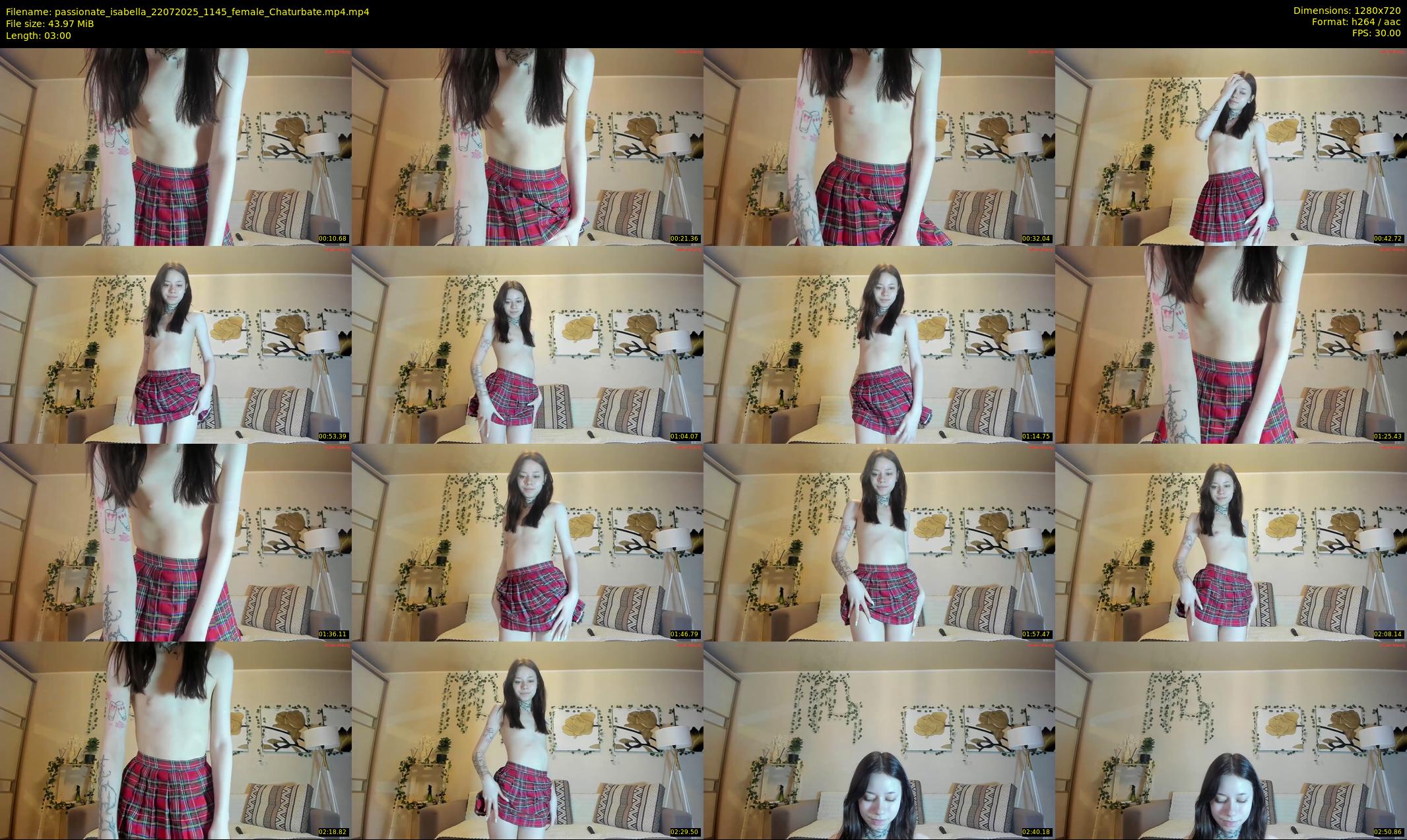 passionate_isabella — 3 minute Chaturbate female cam show recording, 720p, Jul 22, 2025