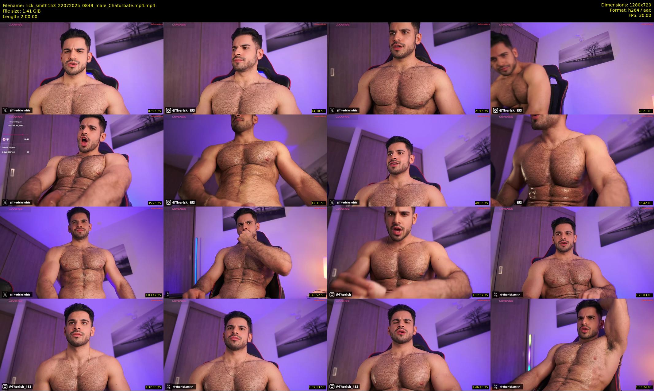 rick_smith153 — 120 minute Chaturbate male cam show recording, 720p, Jul 22, 2025