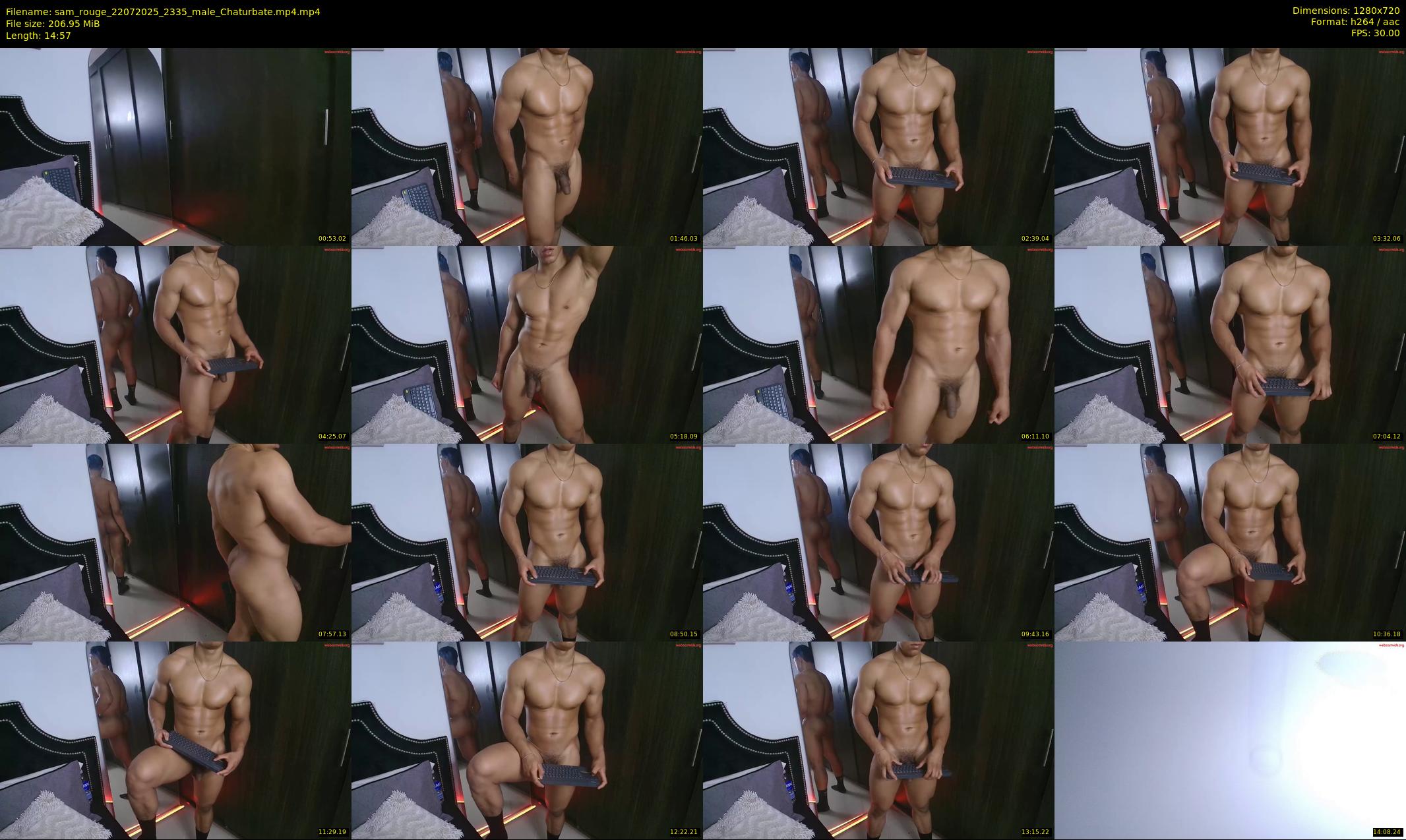 sam_rouge — 15 minute Chaturbate male cam show recording, 720p, Jul 22, 2025