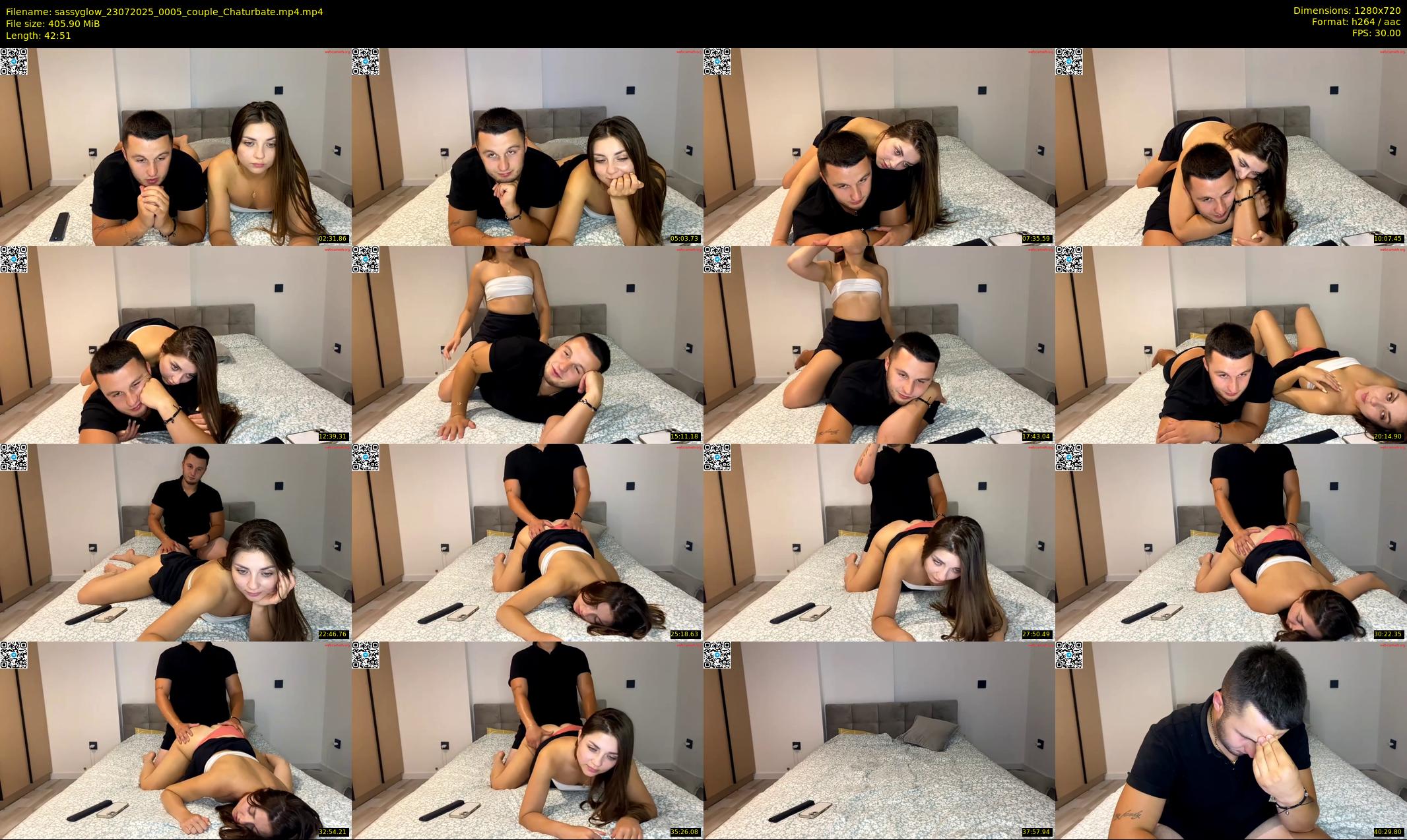 sassyglow — 43 minute Chaturbate couple cam show recording, 720p, Jul 23, 2025