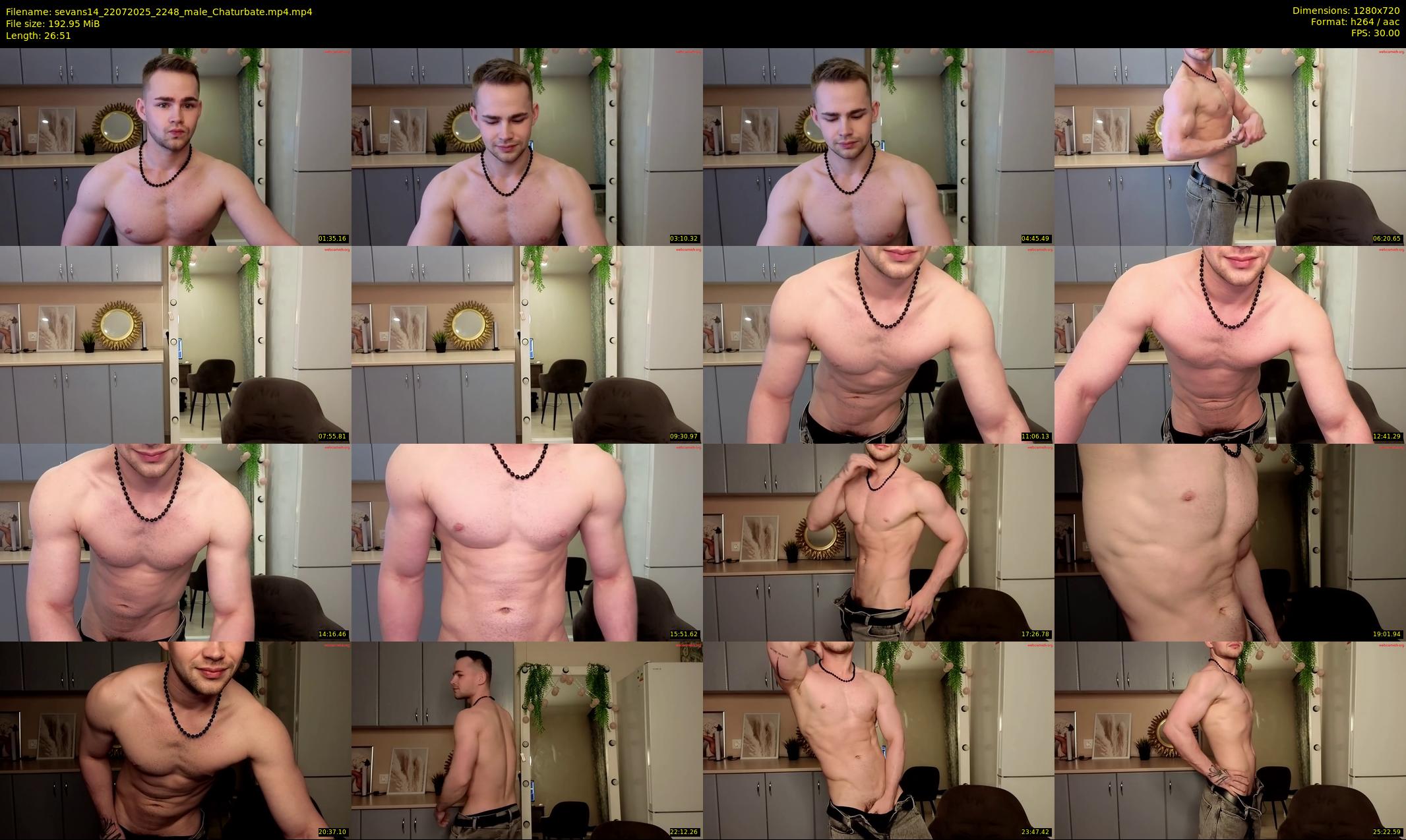 sevans14 — 27 minute Chaturbate male cam show recording, 720p, Jul 22, 2025