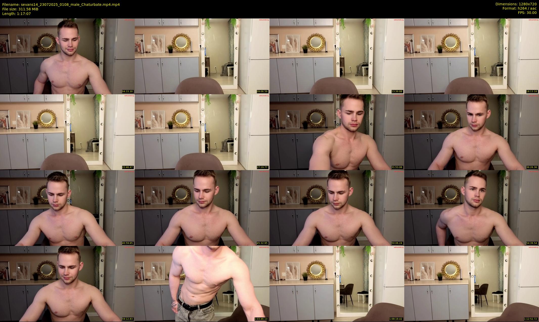 sevans14 — 78 minute Chaturbate male cam show recording, 720p, Jul 23, 2025
