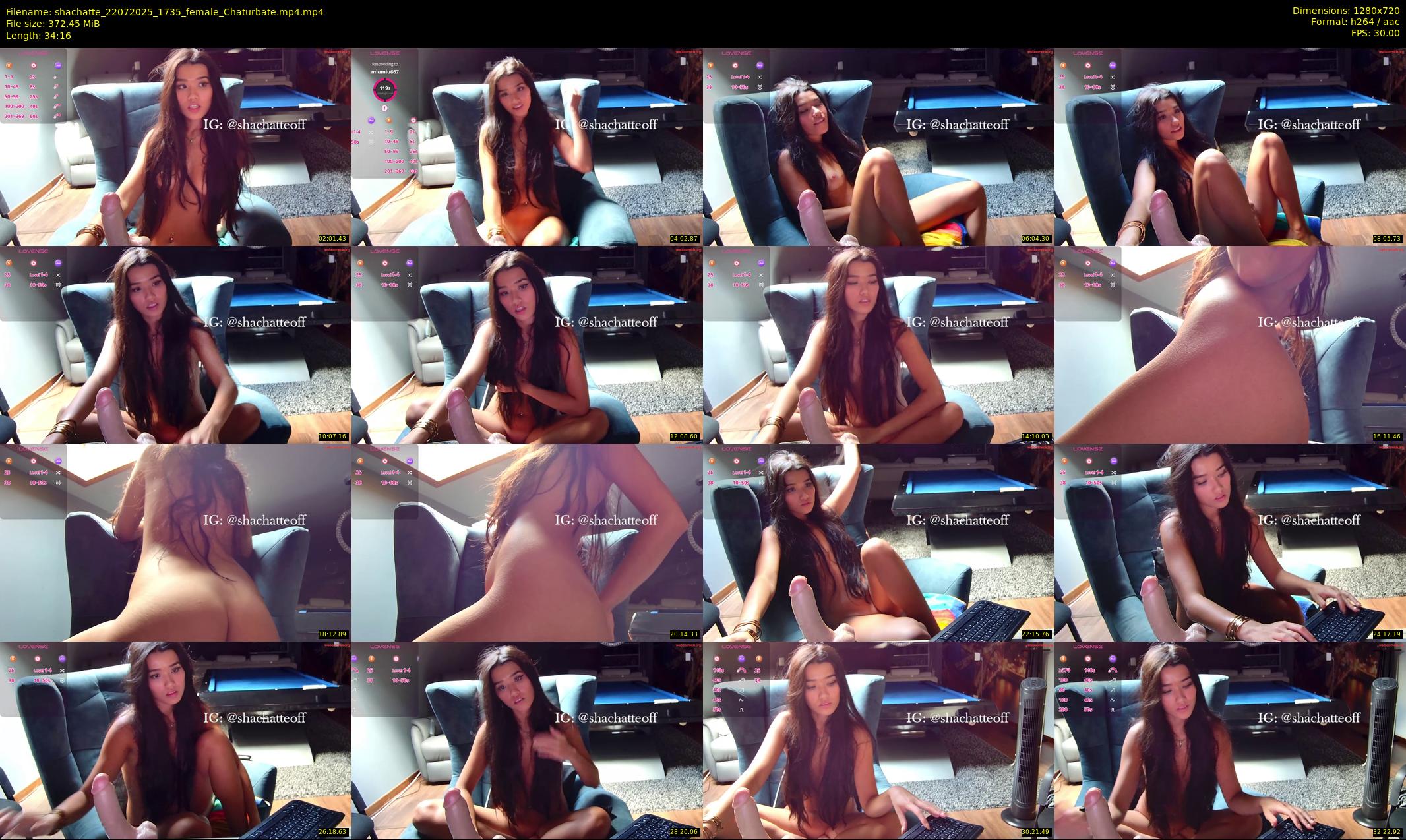 shachatte — 35 minute Chaturbate couple cam show recording, 720p, Jul 22, 2025