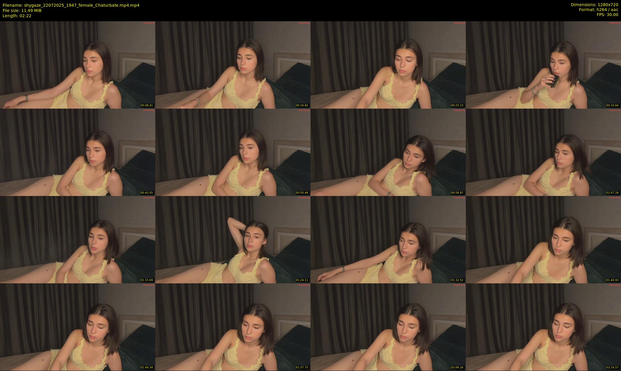 shygaze — 3 minute Chaturbate female cam show recording, 720p, Jul 22, 2025