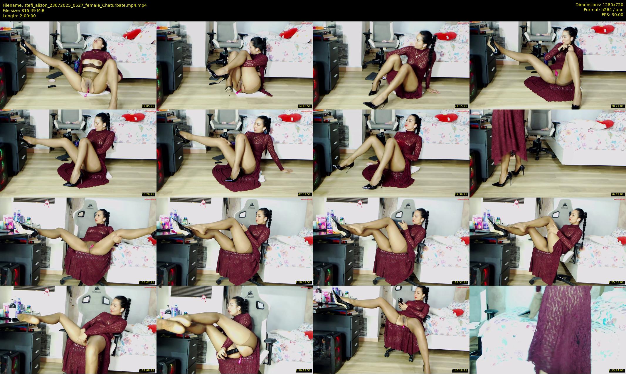 stefi_alizon — 120 minute Chaturbate female cam show recording, 720p, Jul 23, 2025