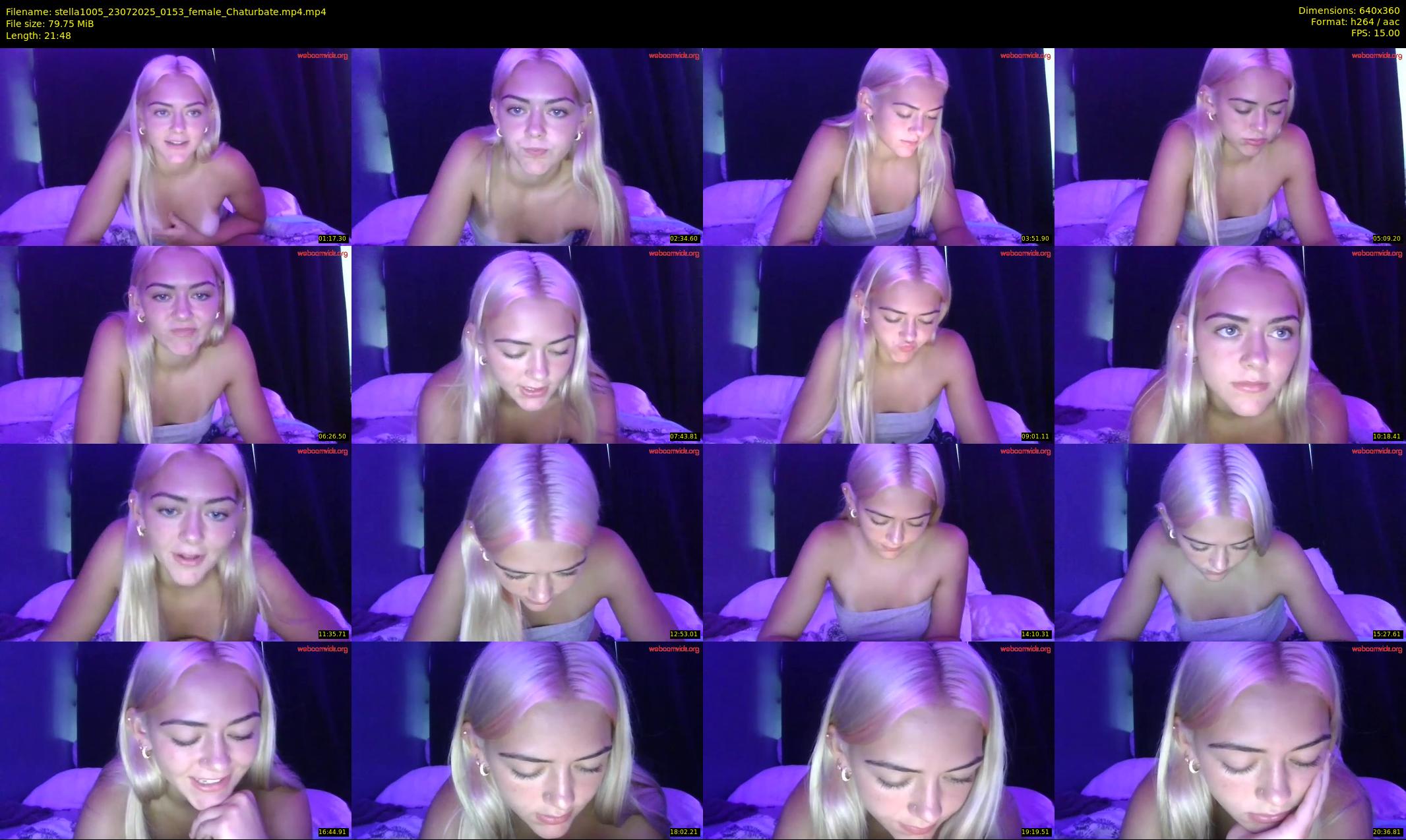 stella1005 — 22 minute Chaturbate female cam show recording, 360p, Jul 23, 2025