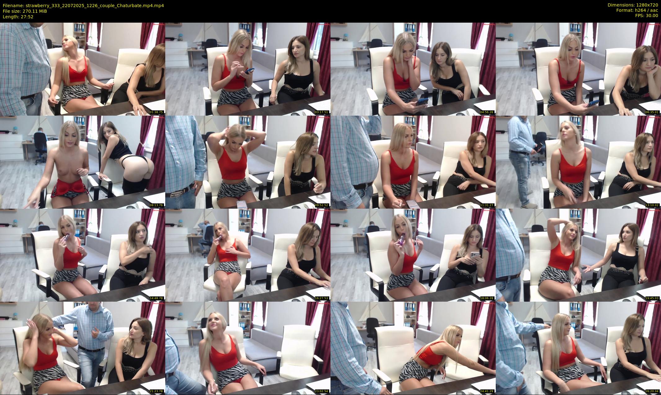 strawberry_333 — 28 minute Chaturbate couple cam show recording, 720p, Jul 22, 2025