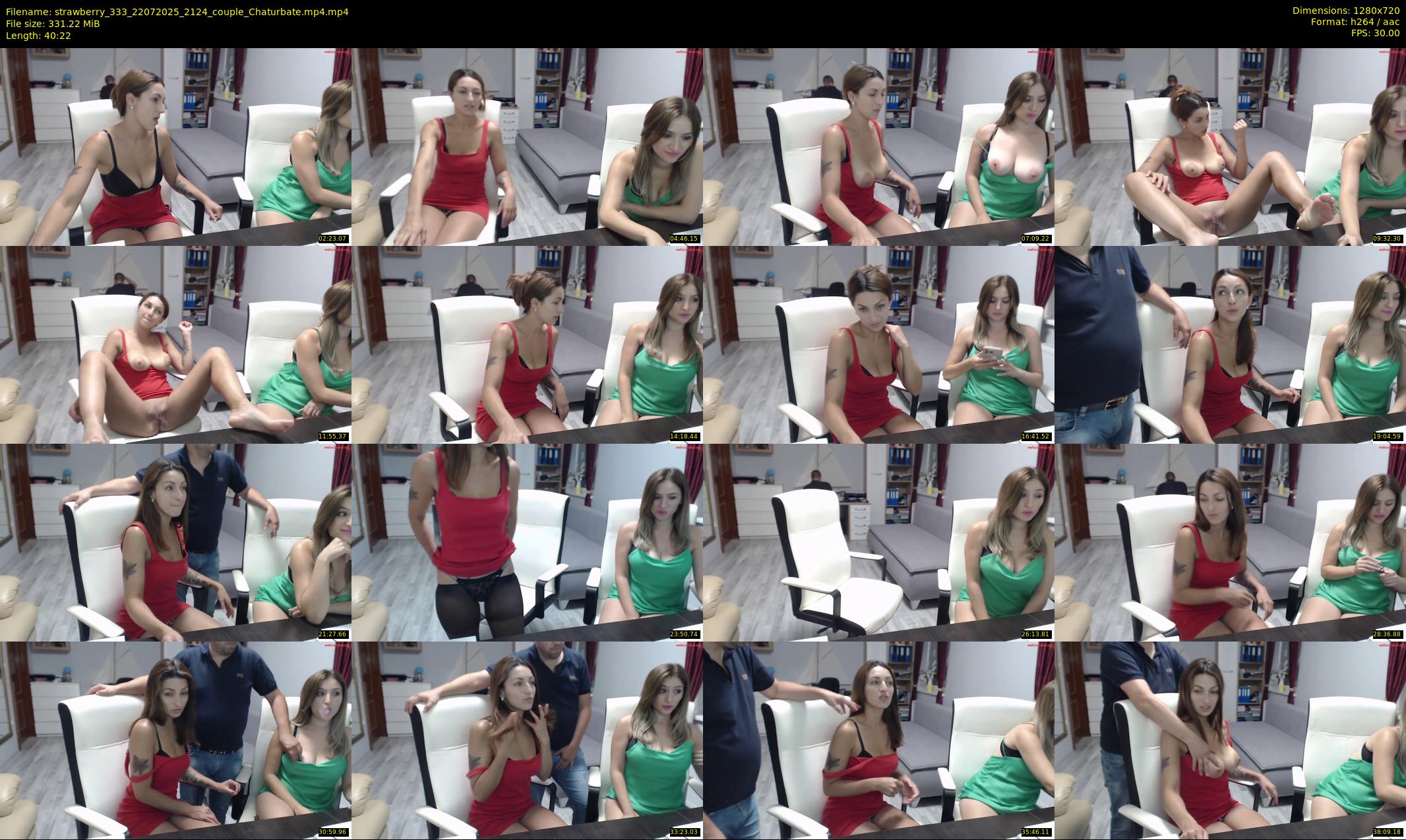 strawberry_333 — 41 minute Chaturbate couple cam show recording, 720p, Jul 22, 2025