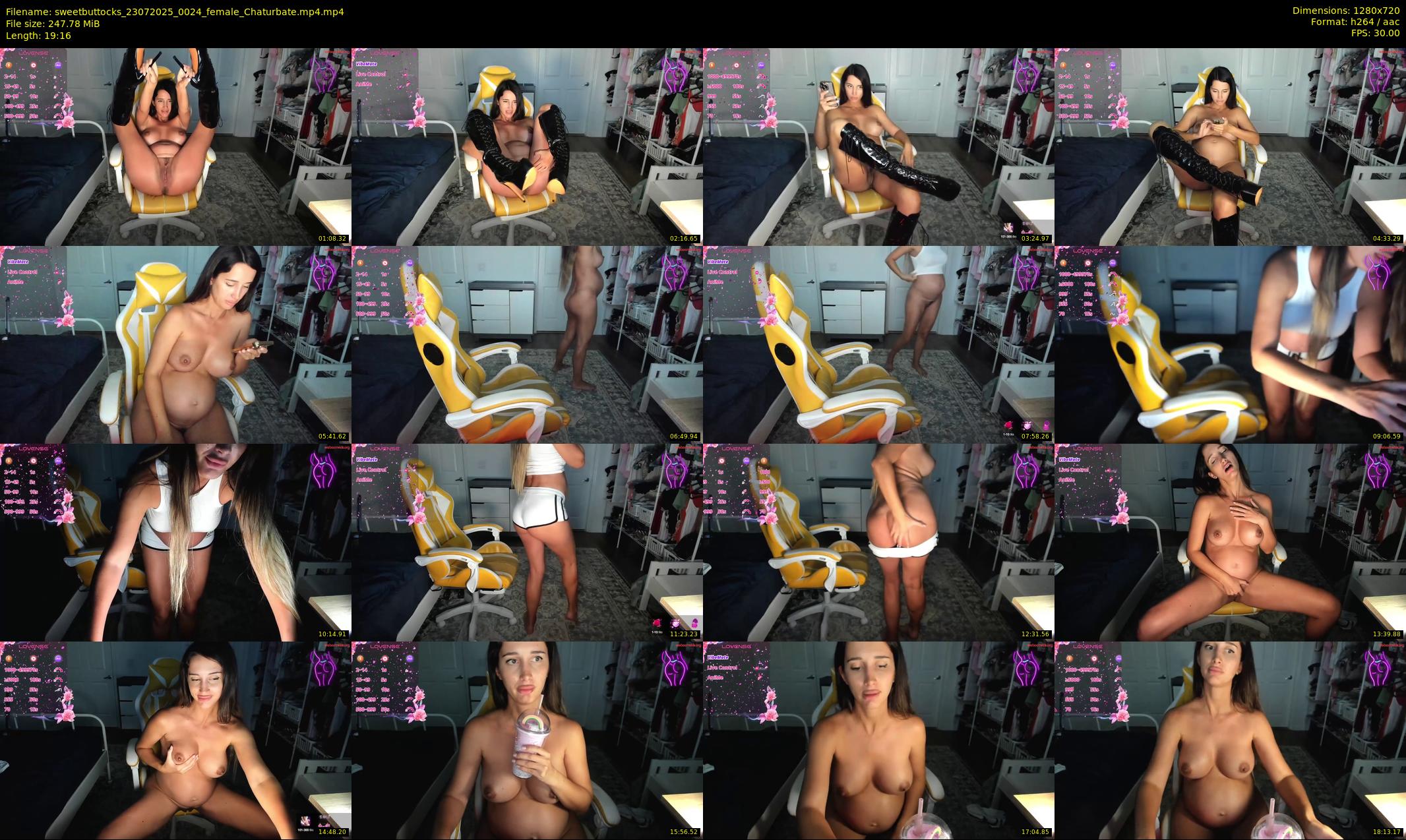 sweetbuttocks — 20 minute Chaturbate female cam show recording, 720p, Jul 23, 2025