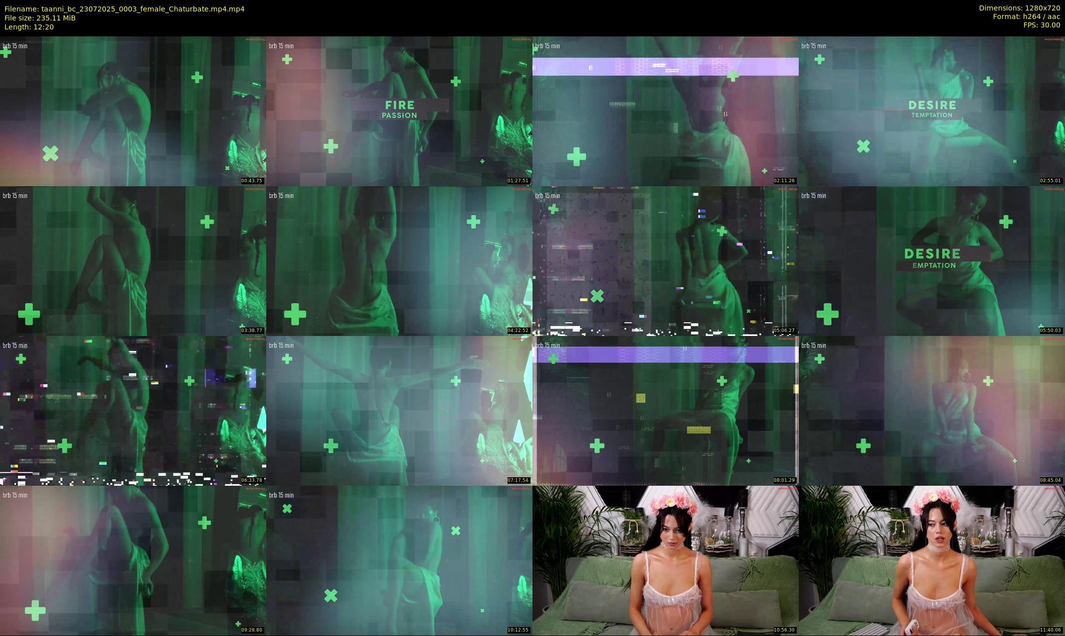 taanni_bc — 13 minute Chaturbate female cam show recording, 720p, Jul 23, 2025